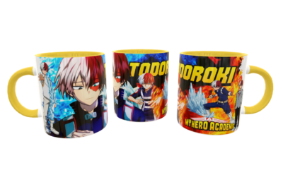 My Hero Academia, Todoroki Plantilla Editable para Taza Gratis