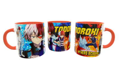 My Hero Academia, Todoroki Plantilla Editable para Taza Gratis