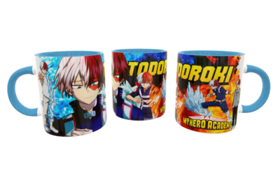My Hero Academia, Todoroki Plantilla Editable para Taza Gratis