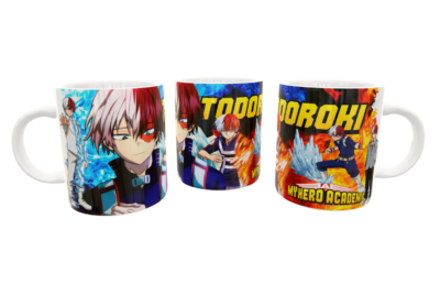 My Hero Academia, Todoroki Plantilla Editable para Taza Gratis
