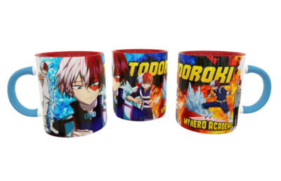 My Hero Academia, Todoroki Plantilla Editable para Taza Gratis