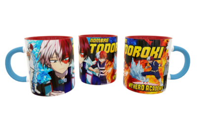 My Hero Academia, Todoroki Plantilla Editable para Taza Gratis