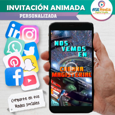 Cars, Rayo McQueen Invitación Animada en Video para Cumpleaños