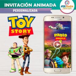 Toy Story Invitación Animada en Video para Cumpleaños