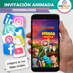 Toy Story Invitación Animada en Video para Cumpleaños