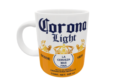 Alternative view of Cerveza Corona Light Plantilla Editable para Taza