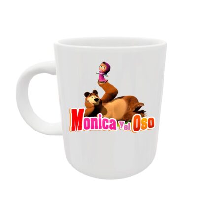 Masha y el Oso Plantilla Editable para Logo Personalizado