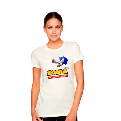 Sonic The Hedgehog Plantilla Editable para Logo Personalizado
