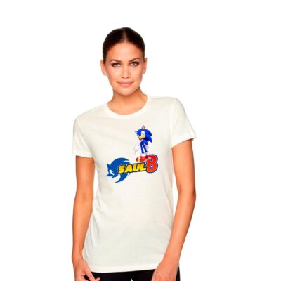 Sonic X Plantilla Editable para Logo Personalizado