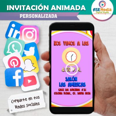 Minnie Mouse Video Invitación Animada para Cumpleaños - Imagen 5