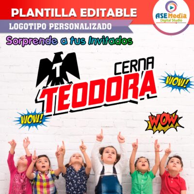 Cerveza Tecate Plantilla Editable para Logo Personalizado