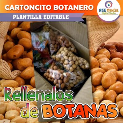 Cartoncito Botanero Tecate Cerveza Plantilla Editable - Imagen 4