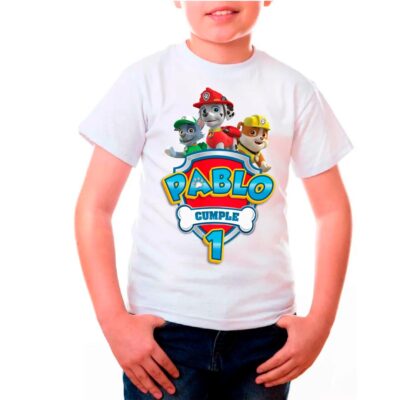 Paw Patrol Plantilla Editable para Logo Personalizado