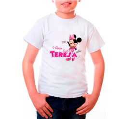 Minnie Mouse Rosa Plantilla Editable para Logo Personalizado