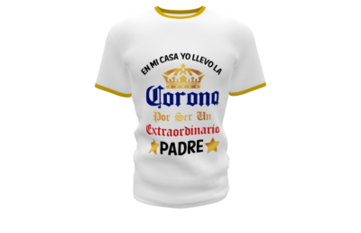 En mi casa yo llevo la Corona Plantilla Editable para Playera T-Shirt - Imagen 3