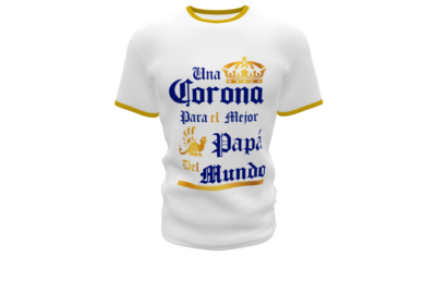 Una Corona para el mejor Papá #02 Plantilla Editable para Playera T-Shirt - Imagen 6