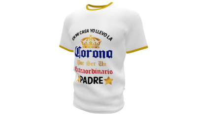 En mi casa yo llevo la Corona Plantilla Editable para Playera T-Shirt - Imagen 4