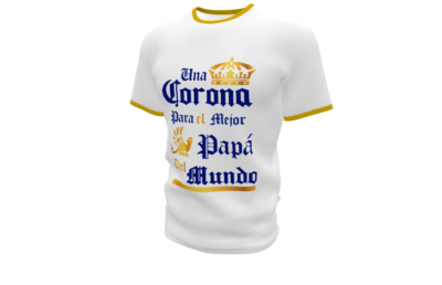 Una Corona para el mejor Papá #02 Plantilla Editable para Playera T-Shirt - Imagen 7