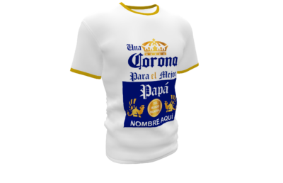 Una Corona para el mejor Papá Plantilla Editable para Playera T-Shirt - Imagen 11