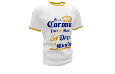 Una Corona para el mejor Papá #02 Plantilla Editable para Playera T-Shirt - Imagen 8