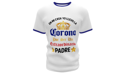 En mi casa yo llevo la Corona Plantilla Editable para Playera T-Shirt - Imagen 6