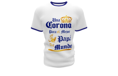 Una Corona para el mejor Papá #02 Plantilla Editable para Playera T-Shirt - Imagen 9
