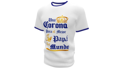 Una Corona para el mejor Papá #02 Plantilla Editable para Playera T-Shirt - Imagen 10