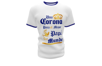 Una Corona para el mejor Papá #02 Plantilla Editable para Playera T-Shirt - Imagen 11