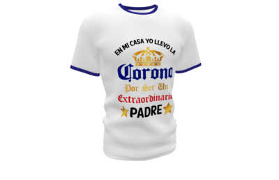 En mi casa yo llevo la Corona Plantilla Editable para Playera T-Shirt - Imagen 8