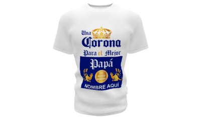 Una Corona para el mejor Papá Plantilla Editable para Playera T-Shirt - Imagen 6