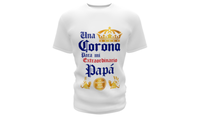 Una Corona para Papá Plantilla Editable para Playera T-Shirt - Imagen 3