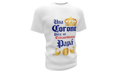 Una Corona para Papá Plantilla Editable para Playera T-Shirt - Imagen 5