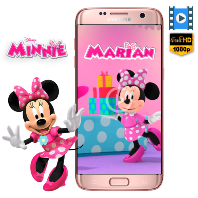 Minnie Mouse Video Invitación Animada para Cumpleaños