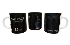 Sauvage Dior, Johnny Depp Plantilla Editable para Taza Gratis