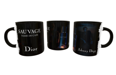 Sauvage Dior, Johnny Depp Plantilla Editable para Taza Gratis