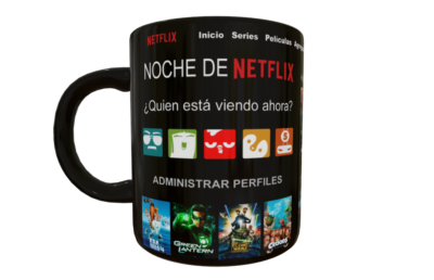 Noche de Netflix Plantilla Editable para Taza - Imagen 2