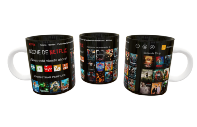 Noche de Netflix Plantilla Editable para Taza - Imagen 5