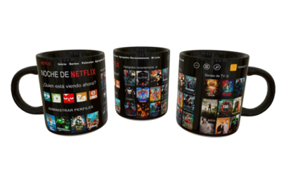 Noche de Netflix Plantilla Editable para Taza - Imagen 3