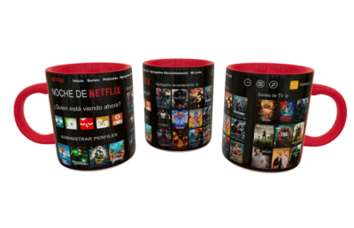 Noche de Netflix Plantilla Editable para Taza - Imagen 4