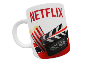 Netflix Plantilla Editable para Taza