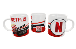 Netflix Plantilla Editable para Taza