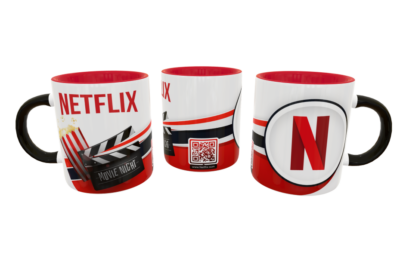 Netflix Plantilla Editable para Taza