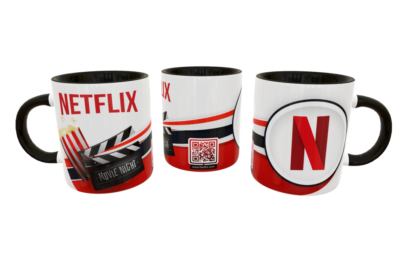 Netflix Plantilla Editable para Taza