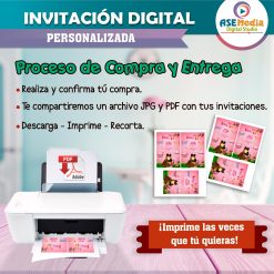 Masha y El Oso Invitación Digital Personalizada