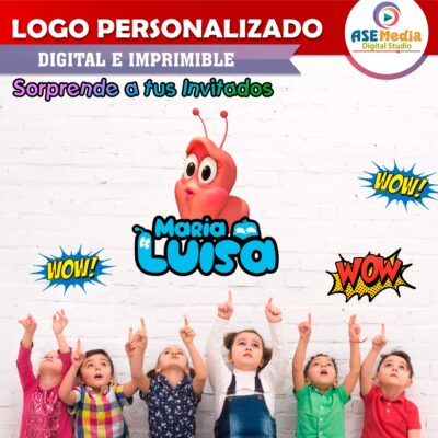 Larva Logo Personalizado con Nombre - Imagen 4