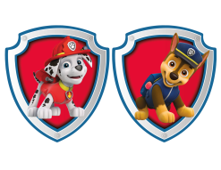 Paw Patrol Banderines Temáticos Imprimibles para Cumpleaños