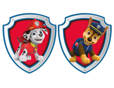 Paw Patrol Banderines Temáticos Imprimibles para Cumpleaños