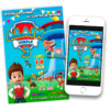 Paw Patrol Invitación de Cumpleaños Digital Personalizada