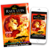 El Rey León Invitación de Cumpleaños Digital Personalizada