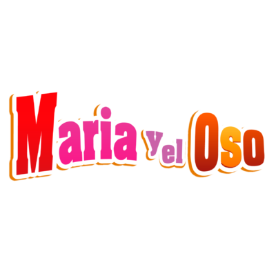 Masha y El Oso Logo Personalizado con Nombre para Cumpleaños